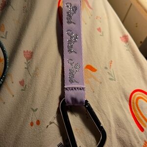 Brand new Victoria's secret pink rhinestone key chain